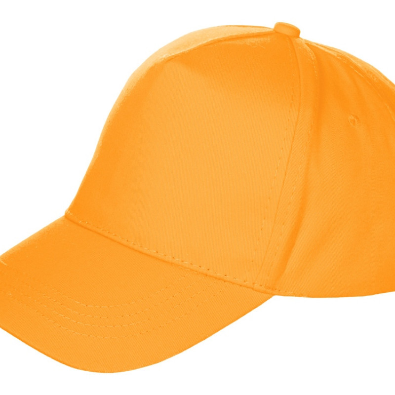 Бейсболка "Мемфис 230" 5-панельная, оранжевая