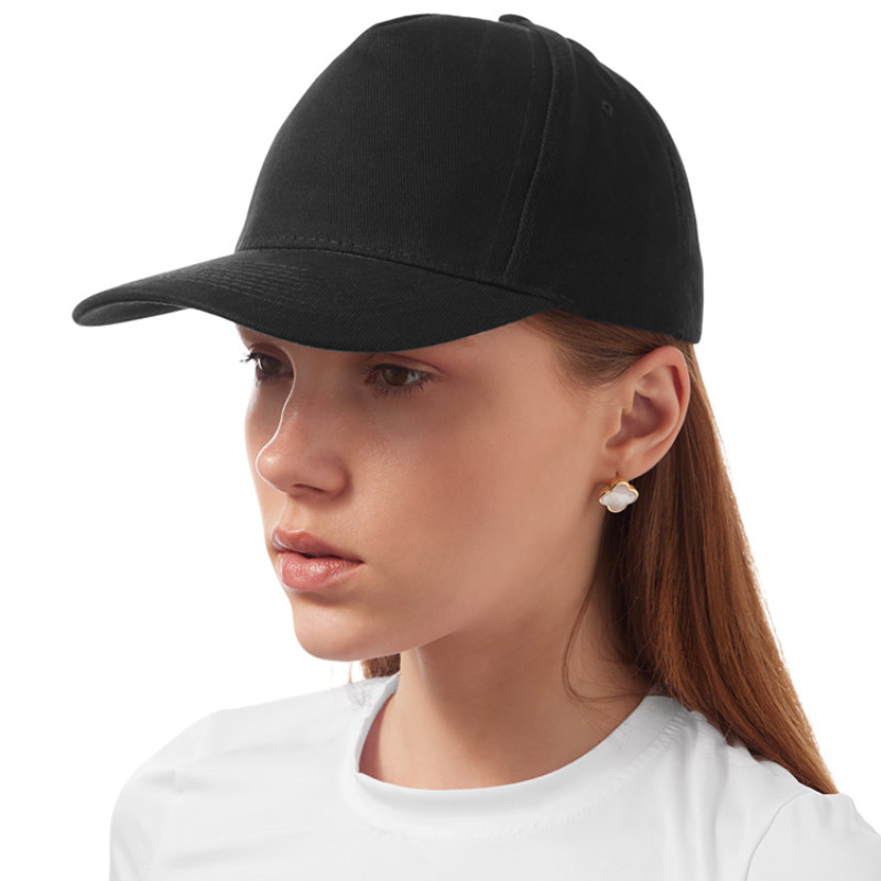 Бейсболка "Florida" 5-ти панельная, черный