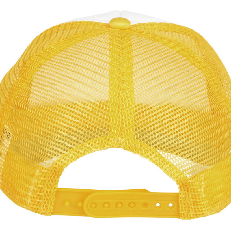 Бейсболка "Trucker", желтый/белый