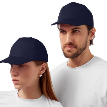 Бейсболка "Мемфис 230" 5-панельная, темно-синяя