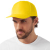 Бейсболка "Poly" 5-ти панельная 120 гр, желтый