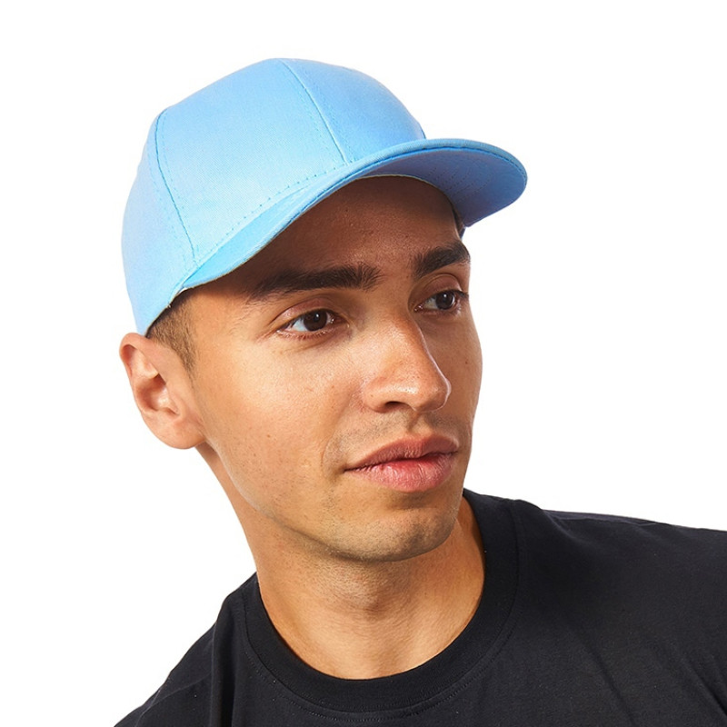 Бейсболка "Detroit" 6-ти панельная, св. синий