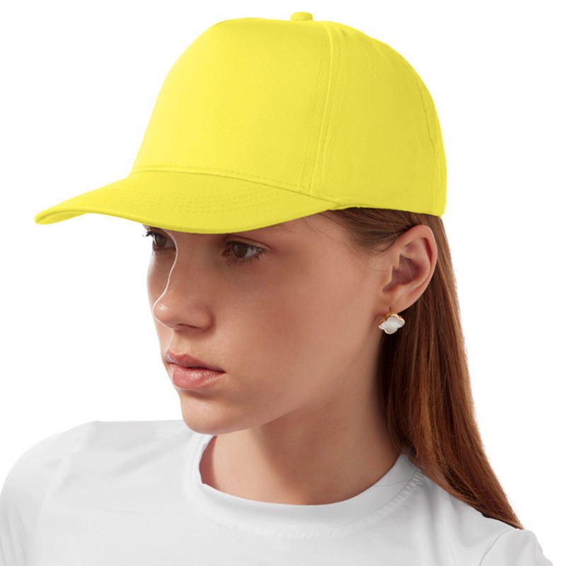 Бейсболка "Мемфис 230" 5-панельная, yellow