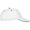 Бейсболка "Panel" унисекс, белый/черный