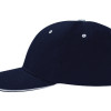 Бейсболка "New Castle" 6-ти панельная, темно-синий/натуральный