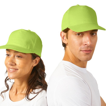 Бейсболка "Memphis" 5-ти панельная 165 гр, зеленое яблоко