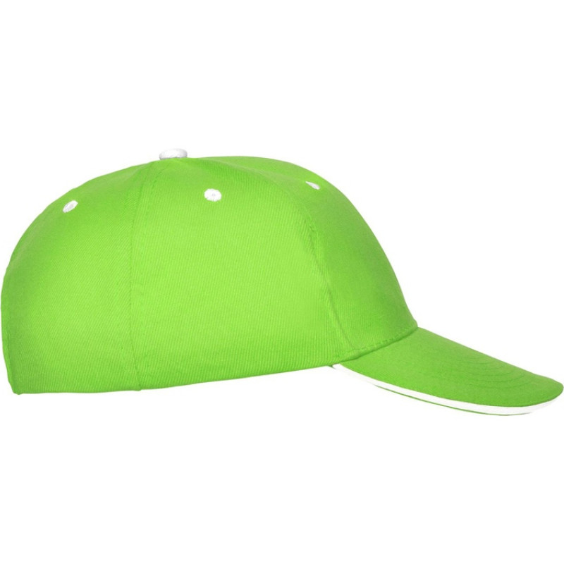 Бейсболка "Panel" унисекс, зеленое яблоко Бейсболка "Panel" унисекс, зеленое яблоко