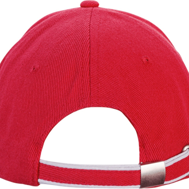 Бейсболка «Cancun», красный/белый