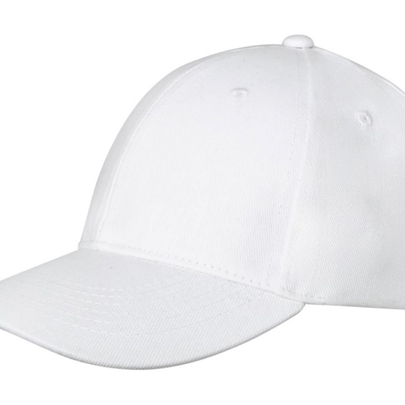 Бейсболка Davis, 6 панелей, белый