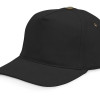 Бейсболка "New York" 5-ти панельная, черный