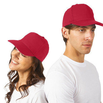 Бейсболка "Memphis" 5-ти панельная 165 гр, красный