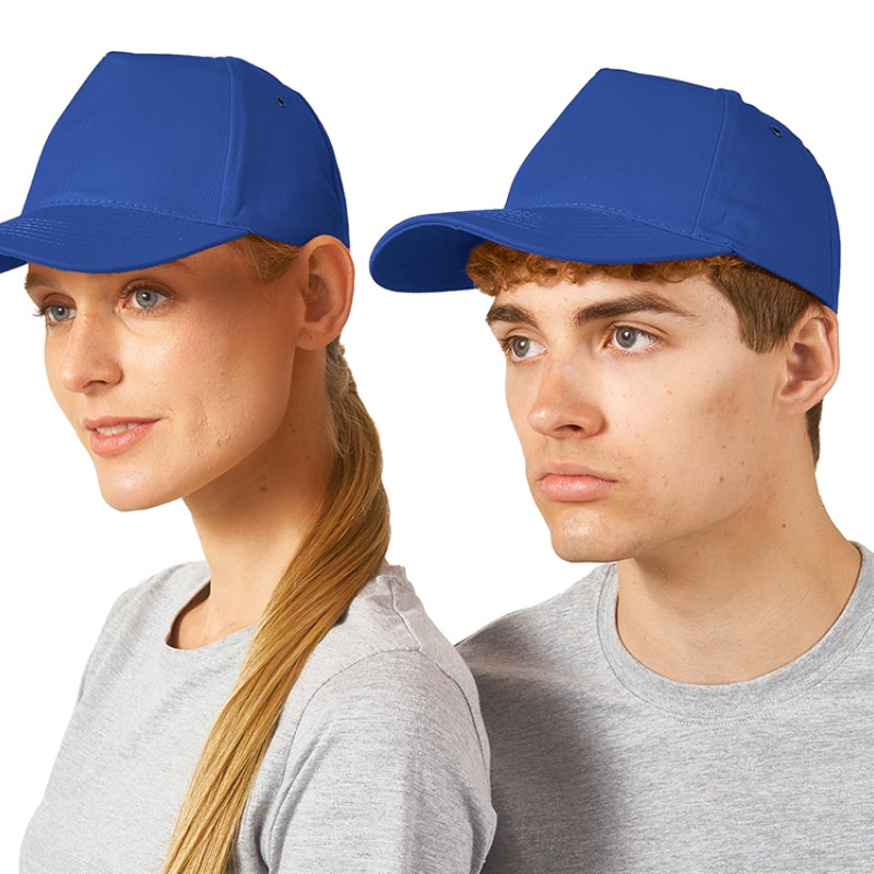 Бейсболка "New York" 5-ти панельная, кл. синий