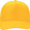 Бейсболка "Poly" 5-ти панельная 120гр, золотисто-желтый