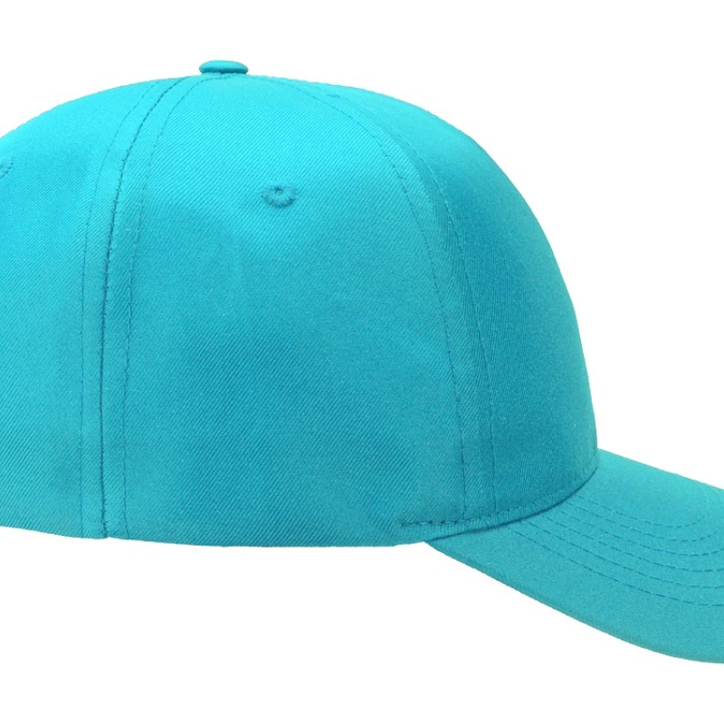 Бейсболка "Poly" 5-ти панельная 120 гр, лазурный