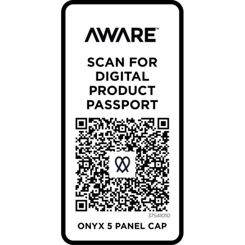 Onyx с 5 панелями Aware™ кепка из переработанных материалов - Белый