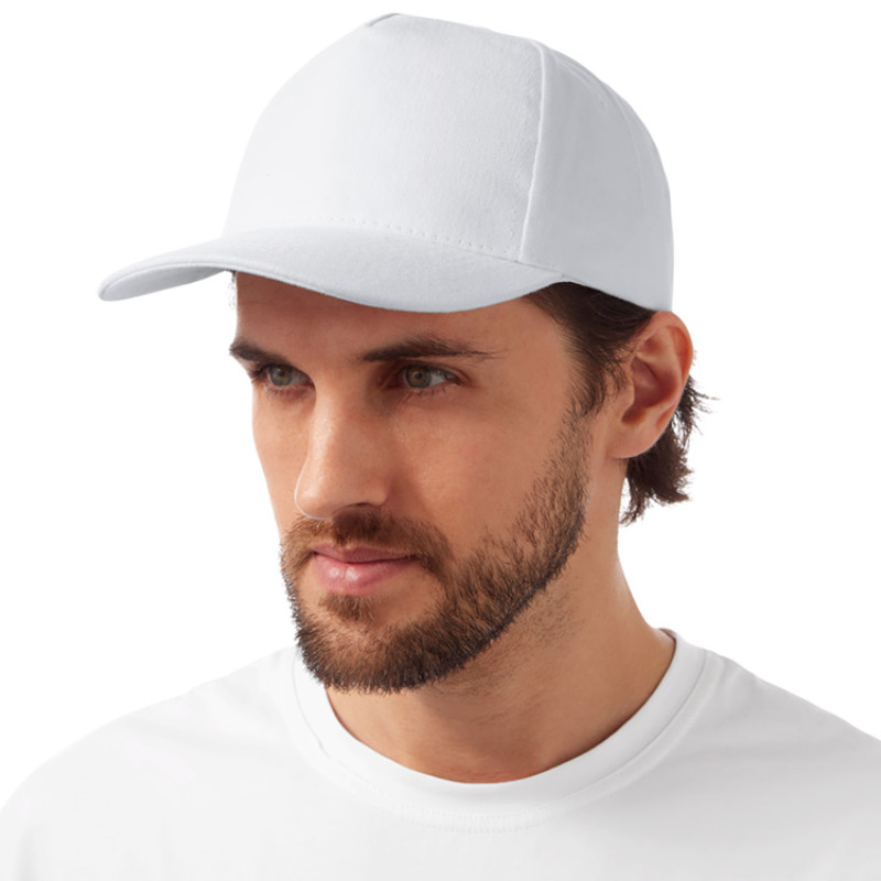 Бейсболка "Florida" 5-ти панельная, белый Бейсболка "Florida" 5-ти панельная, белый