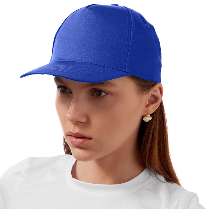 Бейсболка "Poly" 5-ти панельная 120 гр, кл.синий Бейсболка "Poly" 5-ти панельная 120 гр, кл.синий