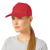 Бейсболка "New York" 5-ти панельная, красный