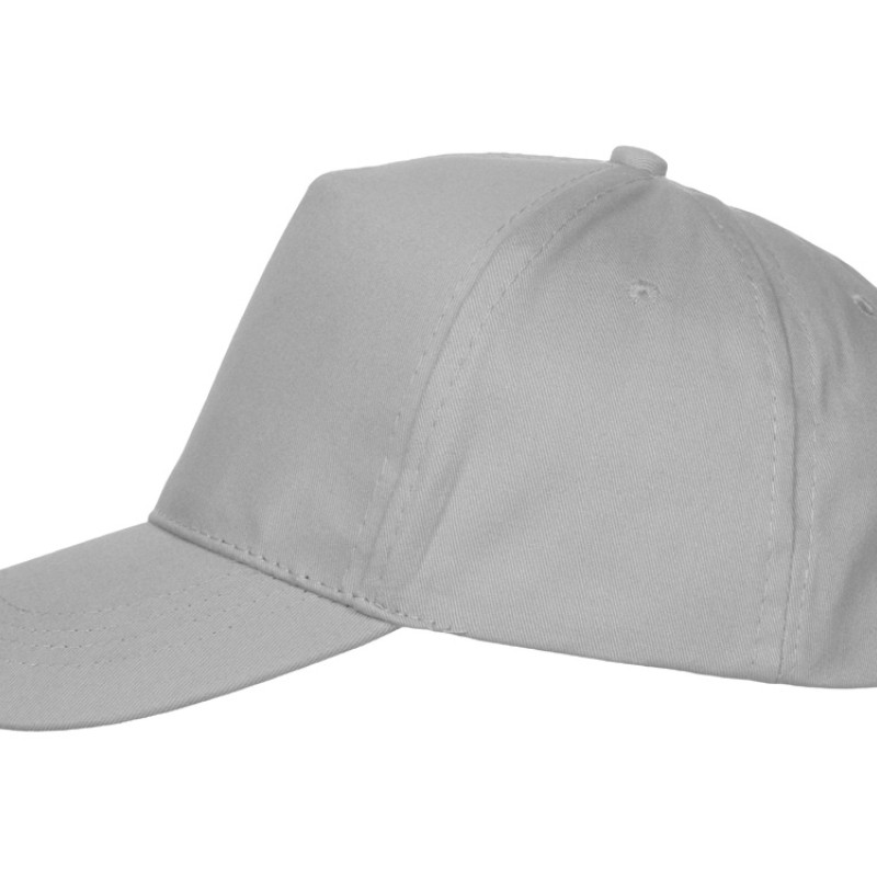 Бейсболка "Мемфис 230" 5-панельная, серая