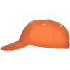 Бейсболка "Panel" унисекс, оранжевый