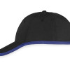 Бейсболка «Solo», черный/синий