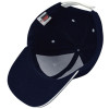 Бейсболка "New Castle" 6-ти панельная, темно-синий/натуральный