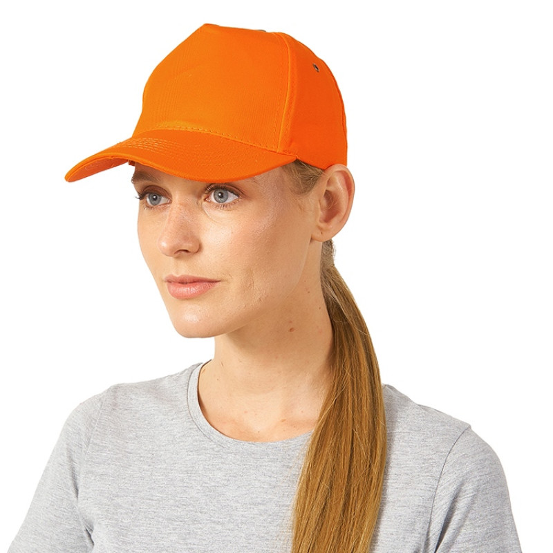 Бейсболка "New York" 5-ти панельная, оранжевый