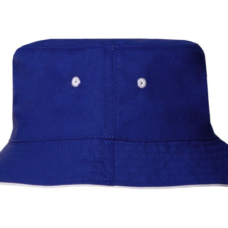 Панама с контрастной окантовкой , классический синий/белый