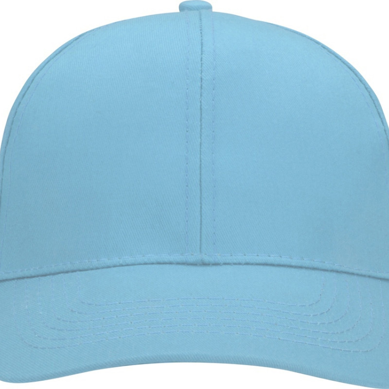 Бейсболка "Detroit" 6-ти панельная, св. синий