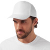 Бейсболка "Poly" 5-ти панельная 120 гр, белый