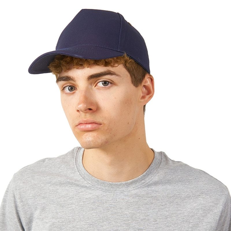 Бейсболка "New York" 5-ти панельная, темно-синий