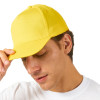 Бейсболка "Memphis" 5-ти панельная 165 гр, желтый