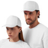 Бейсболка "Poly" 5-ти панельная 120 гр, белый