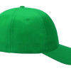Бейсболка "Poly" 5-ти панельная 120 гр, зеленый