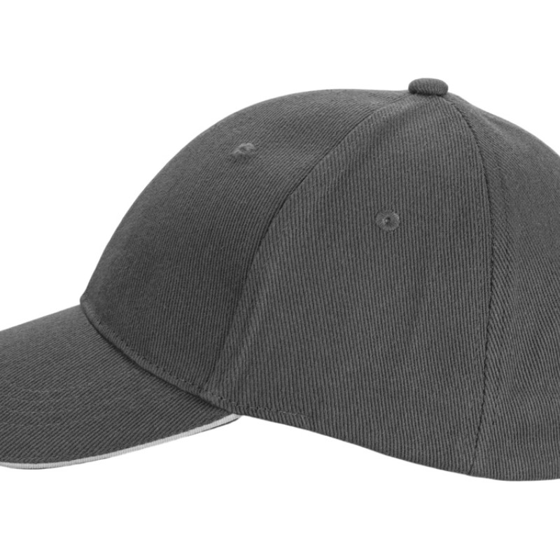 Бейсболка «Cancun», темно-серый/белый