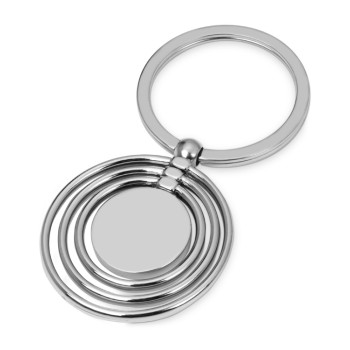 Брелок "Кольца", серебристый (Р)
