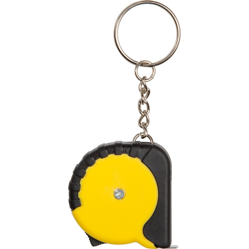 Рулетка-брелок "Habana" 1 м, желтый