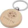 Круглый брелок Giovanni из бука, дерево