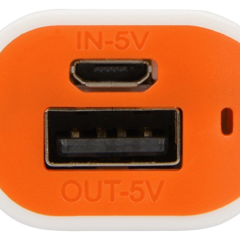 Портативное зарядное устройство (power bank) Basis, 2000 mAh, оранжевый