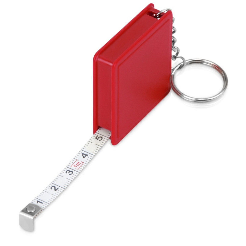 Брелок-рулетка, 1 м., красный