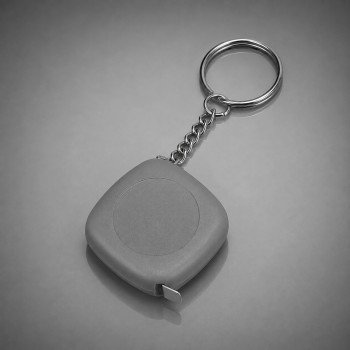 Брелок-рулетка 1м "Block", серый