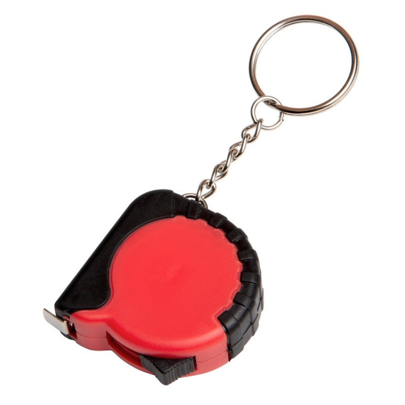 Рулетка-брелок "Habana" 1 м, красный