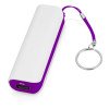 Портативное зарядное устройство (power bank) Basis, 2000 mAh, белый/фиолетовый