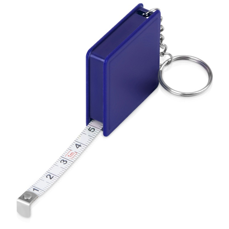 Брелок-рулетка,  1 м., синий