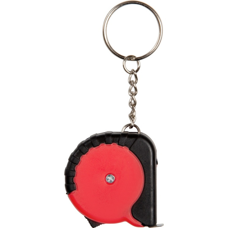 Рулетка-брелок "Habana" 1 м, красный