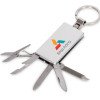 Мультитул-брелок 5-в-1 «Badge», серебристый