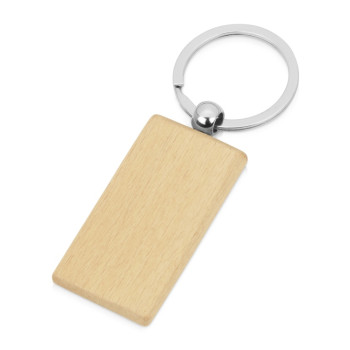 Брелок "Wood RCT" прямоугольный, бежевый