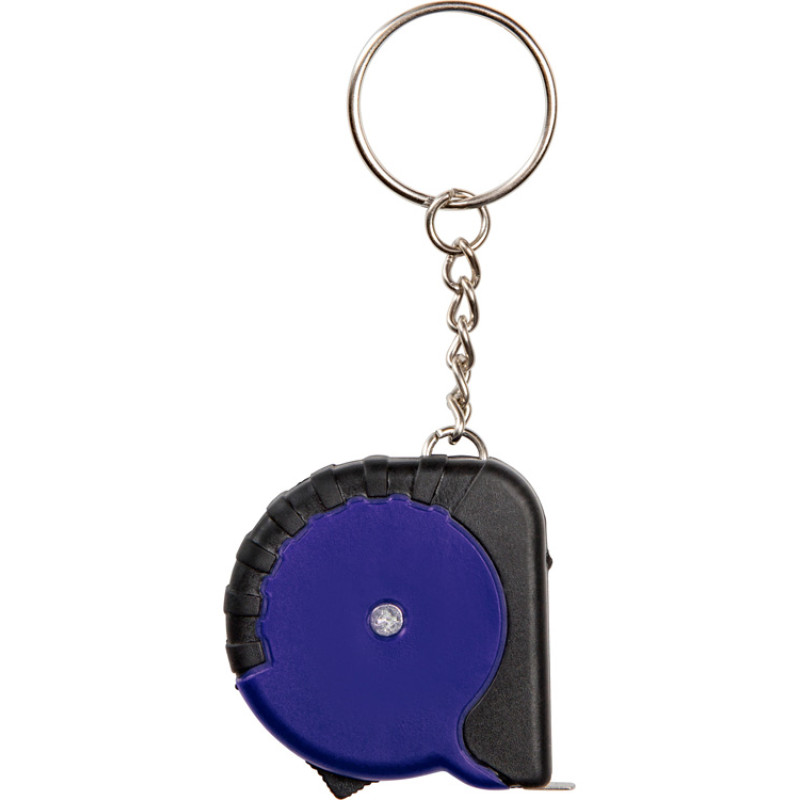 Рулетка-брелок "Habana" 1 м, ярко-синий