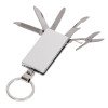 Мультитул-брелок 5-в-1 «Badge», серебристый