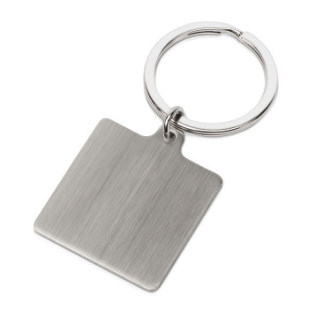 Брелок "Steel SQR" квадратный, серебристый (P)